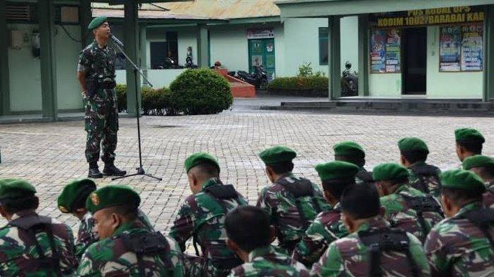 160 Prajurit Kodim 1002/HST Diterjunkan, Siap Amankan Pemungutan Suara Pemilu 2024