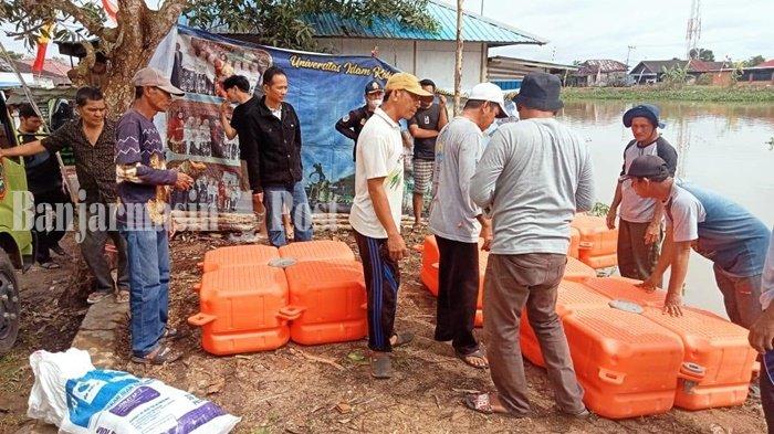 Dermaga Apung VIP dan Jemaah Umum Haul Guru Sekumpul di Rumah Gubernur Kalsel Telah Dibangun