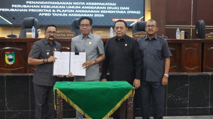 Badan Anggaran Sarankan Ini pada Pemkab Tala, Perubahan KUA PPAS APBD 2024 Telah Disepakati Bersama