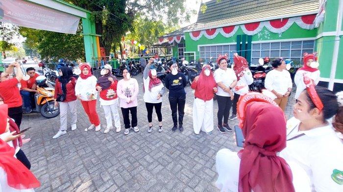 Semarakkan HUT RI ke-78, Dinkes Kabupaten Kapuas Adakan Berbagai Lomba dan Pembagian Bendera