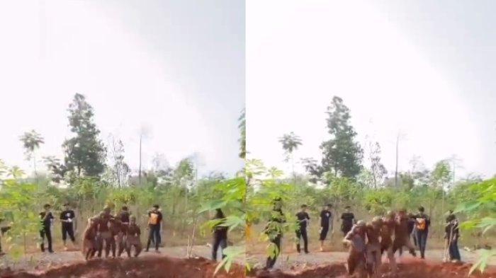 Viral Video Dugaan Perpeloncoan Sejumlah Mahasiswa, Dipaksa Terjun ke Kubungan Lumpur di Bogor
