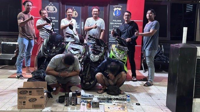 Tangkap Dua Pencuri Motor, Polsek Balikpapan Amankan 4 Unit Ranmor