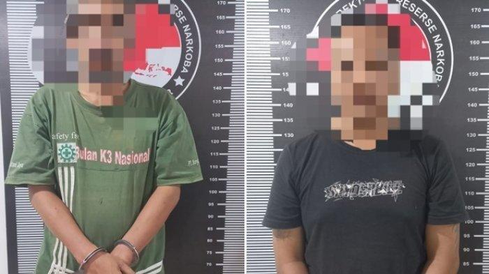 Dua Pria Warga Tenggarong Seberang Dibekuk Satreskoba Polres Kutai Kartanegara, Barbuk Sabu 201 Gram