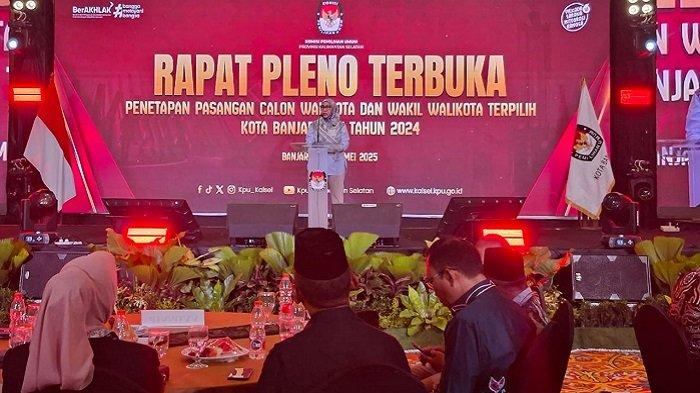 Pidato Perdana Lisa Halaby Usai Ditetapkan Wali Kota Banjarbaru Terpilih, Ajak Sudahi Perselisihan