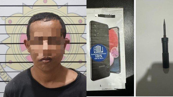 Pencuri Hp dan Uang di Muara Uya Tabalong Dibekuk Polisi, Pelaku Congkel Jendela Rumah Korban