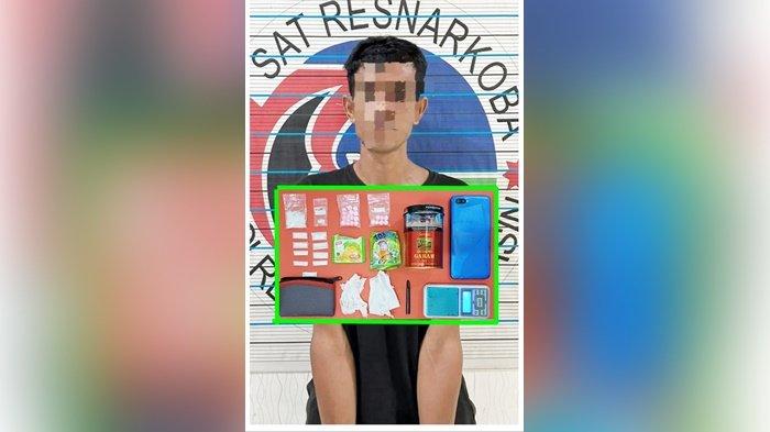 Sebanyak 11 Paket Sabu dan 22 Butir Ekstasi Disita Polisi dari Warga Alalak Selatan Banjarmasin