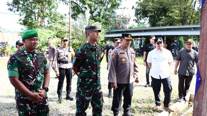 Pastikan Pemilu 2024 Lancar dan Aman, Forkopimda HST Keliling Pantau Proses Pemungutan Suara