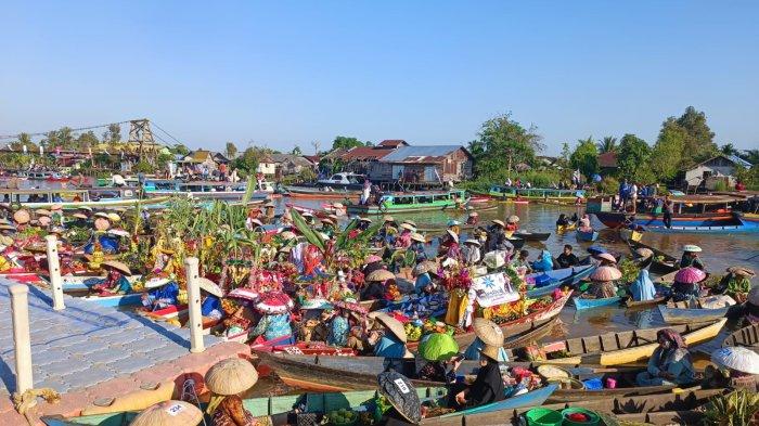 Besok Puncak Festival Pasar Terapung Banjar di Kalsel, Sajikan Ragam Budaya dan Kuliner Sungai