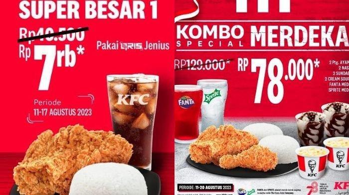 Daftar Promo 17 Agustus 2023 Spesial HUT RI ke-78 dan Hari Kemerdekaan, KFC hingga Pizza Hut