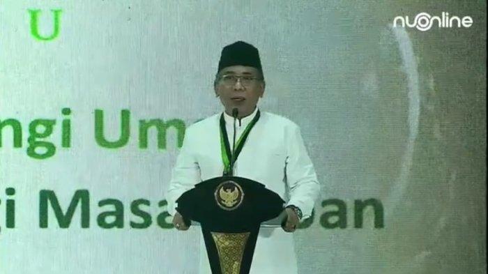 Ketua Umum PBNU, Gus Yahya minta 5 tokoh pemuda Nahdlatul Ulama (NU) yang Presiden Israel Isaac Herzog tanggung jawab secara pribadi di hadapan publik.