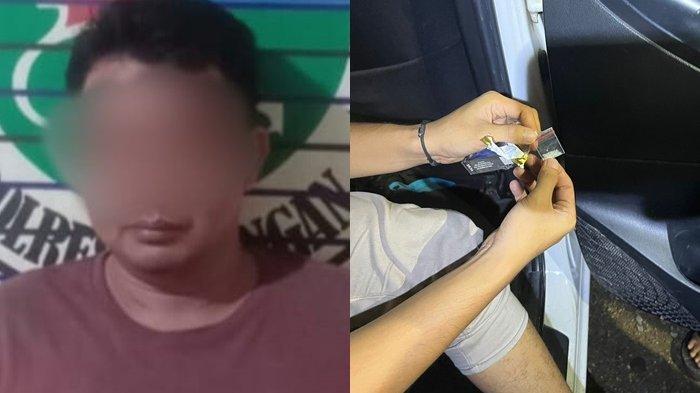 Digeledah Satresnarkoba Polres Balangan, Pria Ini Terbukti Sembunyikan Sabu di Bawah Jok Mobil