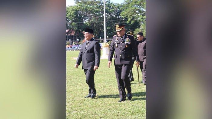 Bupati HSS Hadiri Hari Bhayangkara, Polres HSS Tampilkan Aeromodeling hingga Safety Riding