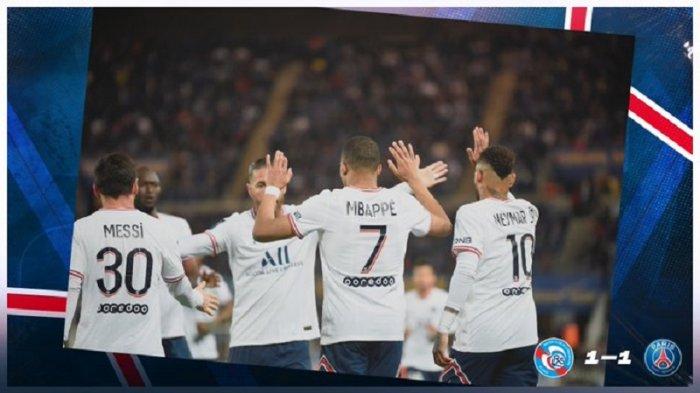 Hasil Liga Prancis, PSG Kena Comeback Strasbourg, 2 Gol Mbappe Gagal Menang