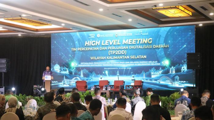 High Level Meeting Tim Percepatan dan Perluasan Digitalisasi Daerah Provinsi Kalsel2