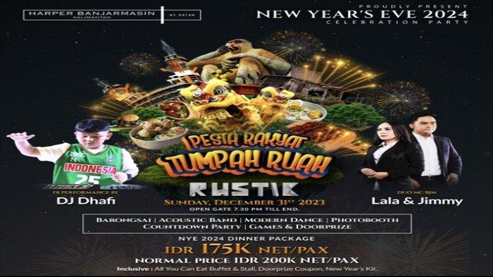 Pesta Rakyat Tumpah Ruah, Harper Banjarmasin Suguhkan Makanan Khas 5 Provinsi Sambut Tahun Baru 2024