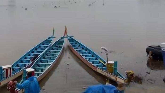 Hujan Deras Turut Hambat Laga Dragon Dayung, Hari Ini Atlet Tanahlaut Ada yang Tanding Final