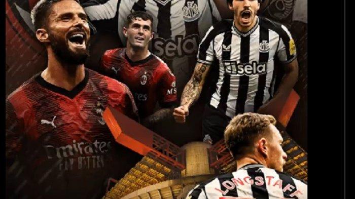 Live Gratis TV SCTV! Link dan Cara Streaming AC Milan vs Newcastle Liga Champions Jam 23.45 WIB
