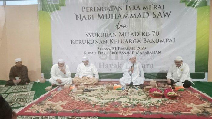 Kerukunan Keluarga Bakumpai Gelar Isra Mikraj dan Milad ke-70 di Kubah Datu Abdussamad Marabahan