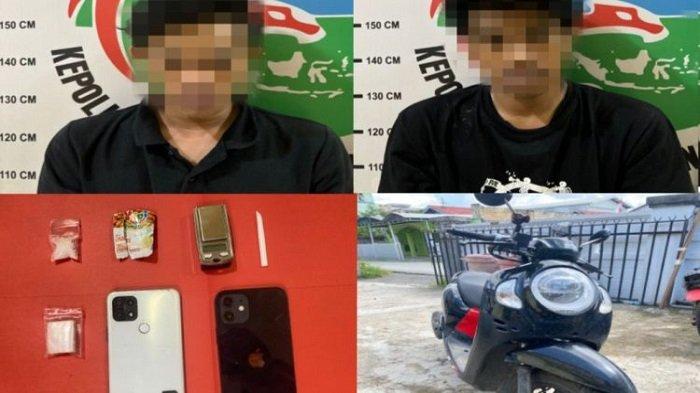 Terbukti Transaksi Narkoba, Dua Pemuda di Tanahbumbu Diamankan Polisi, Paketan Sabu Jadi Bukti
