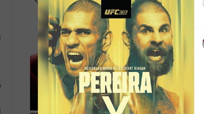 Jadwal UFC 303 Jam Siaran TV dan Streaming Alex Pereira vs Jiri Prochazka Cek Cara Nonton TV Online