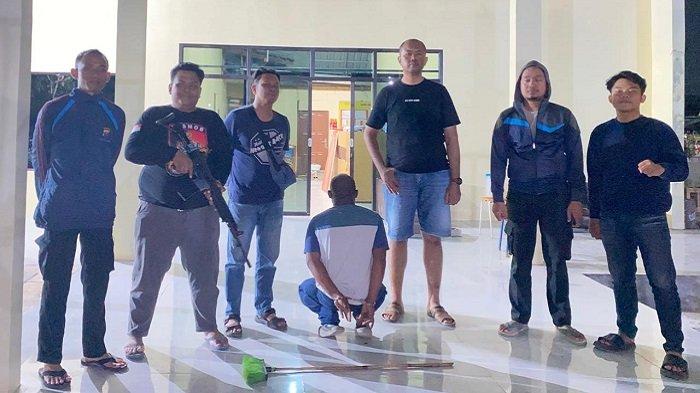 Anggota Polsek Juai Amankan Pria Penganiaya Istri, Korban Dipukul Pakai Gagang Sapu