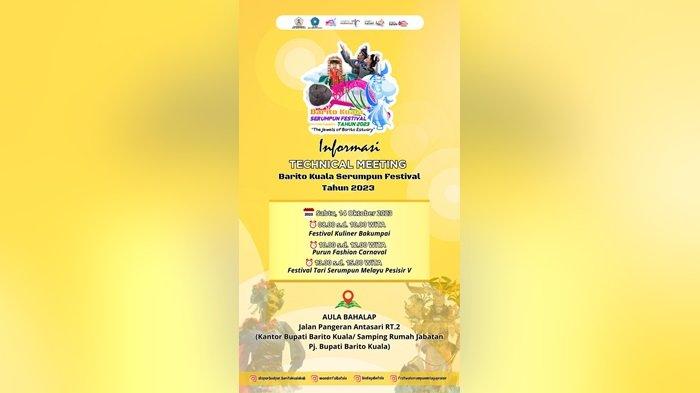 Target Peserta Tari Serumpun Melayu Pesisir 10 Grup, Digelar Barito Kuala Serumpun Festival 2023