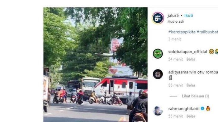 Truk Tronton Tabrak KA Batara Kresna di Solo, Kondisi Kereta Api Bagian Depan Penyok dan Lecet
