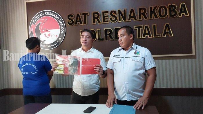 Baru Ikut Jadi Buruh Proyek di Pelaihari, Warga Malang Jatim Dibekuk Polisi karena Edarkan Ganja