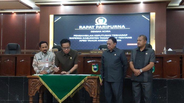 APBD 2024 Telah Disetujui dan Disahkan, Ini Saran Masukan Fraksi-fraksi DPRD Tanah Laut