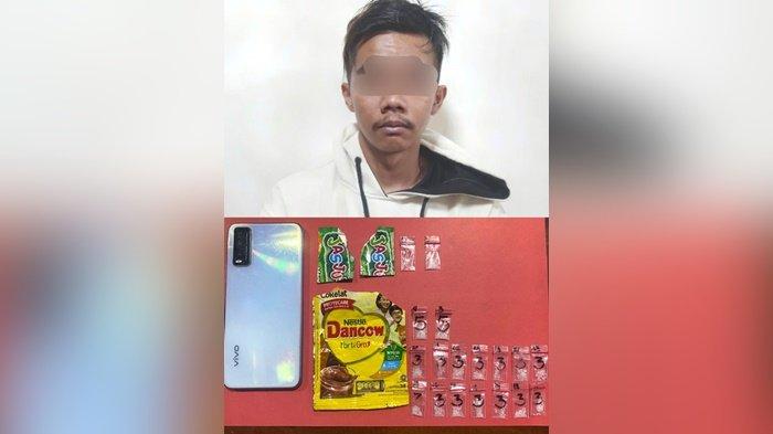 Warga Pulaulaut Sigam Kotabaru Edarkan Sabu di Empat Lokasi, 18 Paket Sabu Ditemukan Polisi