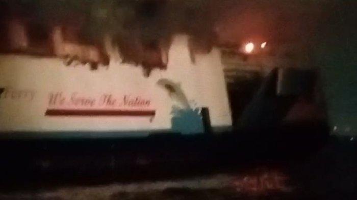 KM Kirana 1 Terbakar di Perairan Tanjung Emas, Baru Sandar Usai Angkut Penumpang dari Sampit Kalteng