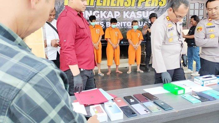 Kasus Pembobolan Toko HP di Handil Bakti Kabupaten Batola Terbongkar, Pecatan Polisi Terlibat
