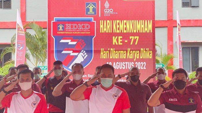 Pembukaan Rangkaian HDKD ke-77 Oleh Wamenkumham : Kemenkumham Semakin PASTI dan BerAkhlak
