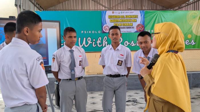 Kampaye bebas asap rokok di sekolah Banjarbaru2