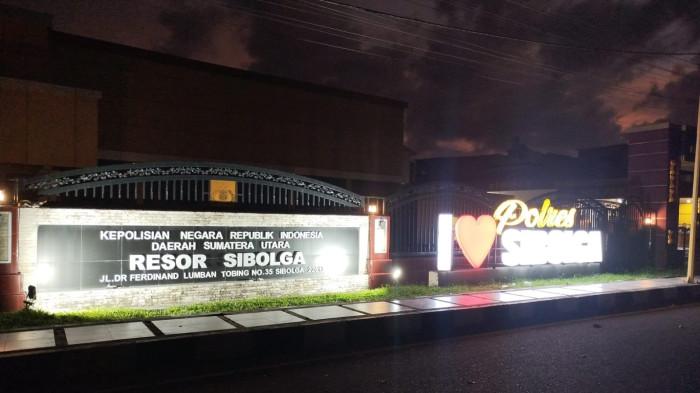Kantor Kepolisian Resor Sibolga kembali menyala