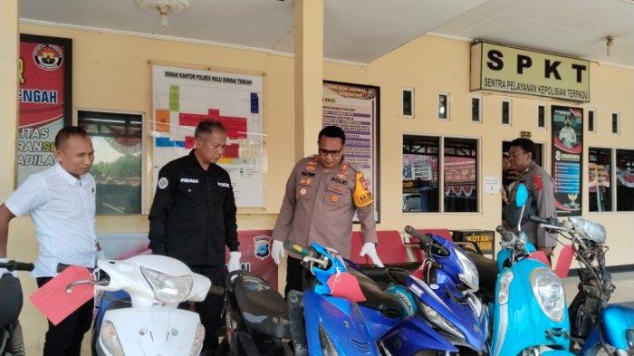 Pemuda HST Gasak Motor di 13 Lokasi, Hasil Curian Dijual Hanya Rp 1 Juta
