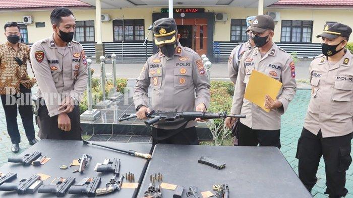 Kapolres Balangan Tegur Anggota yang Tak Merawat Senjata Api dan Kendaraan Dinas