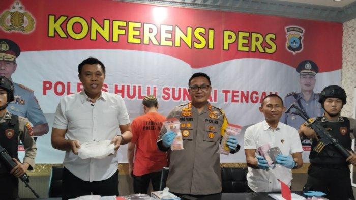 Jalur Air dan Pegunungan Diduga Jadi Alur Distribusi Narkotika di HST, Polisi Buka Suara