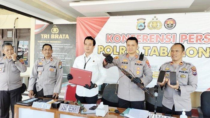 Ditagih Utang Malah Marah dan Cabut Mandau, Pelaku Pun Dibekuk Petugas Polres Tabalong