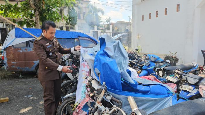 Kejari Balangan Bakal Lelang Kendaraan Bermotor Hasil Tilang, Sebagian Ada Tinggal Rangka