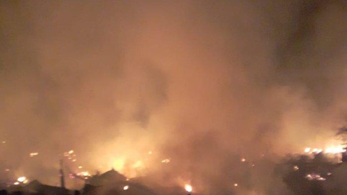 Update Kebakaran Besar di Sebongkok Kutim, 30 Rumah Luluh Lantak, 1 Warga Meninggal