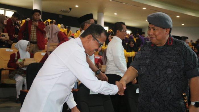 Kepala Kanwil Kemenkumham Kalsel Hadiri Kuliah Umum Kepala BNN RI, Mahasiswa Tampak Antusias