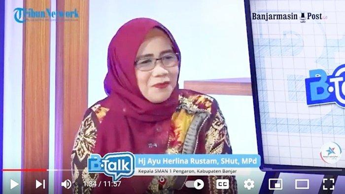 BTalk - Kepala SMAN 1 Pengaron Ayu Herlina Rustam Bikin Inovasi Website Warung Kopi Endulita