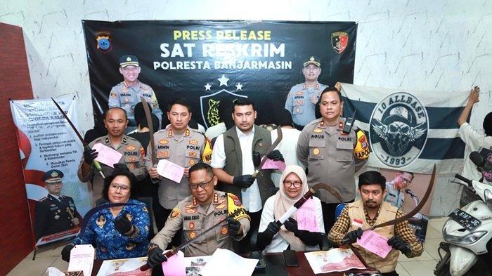 Diminta Wajib Lapor, Belasan Remaja yang Terlibat Aksi Gengster di Banjarmasin Berhasil Diringkus