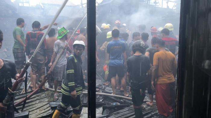 Kala Api Berkobar di Kampung Gadang Banjarmasin, Warga Sebut Dengar Suara Teriakan dari Rumah Korban