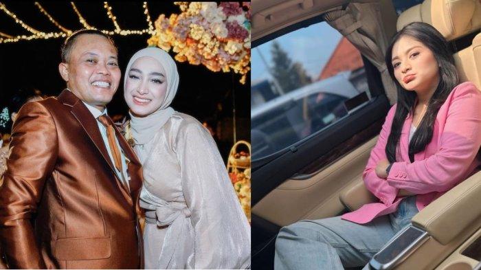 Nathalie Holscher Absen, Sule Semringah Gandeng Santyka Fauziah di Resepsi Rizky Febian dan Mahalini