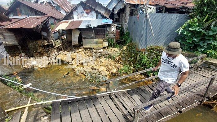 Update Ambruknya Siring Sungai Basung Cempaka, Dinas PUPR Banjarbaru Rencanakan Perbaikan
