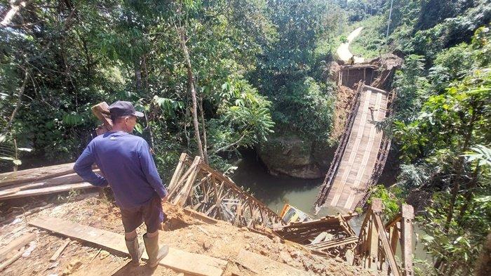 Tangani Ambruknya Jembatan Kumap Tabalong, Polsek Bintang Ara Ungkap Kronologis dan Data Korban