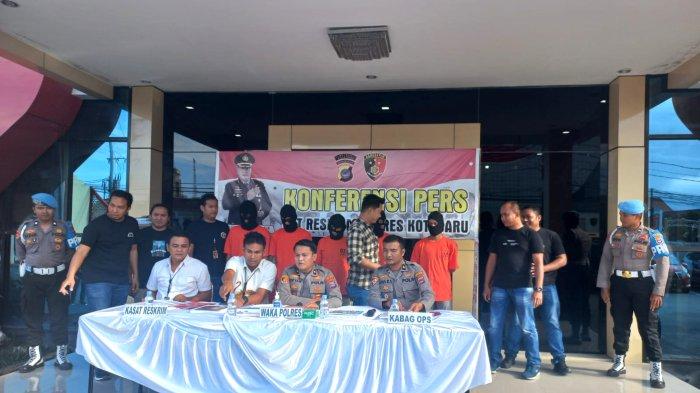 Hasil Operasi Jaran Intan Polres Kotabaru, Tersangka Kasus Penggelapan dan Curanmor Ditangkap