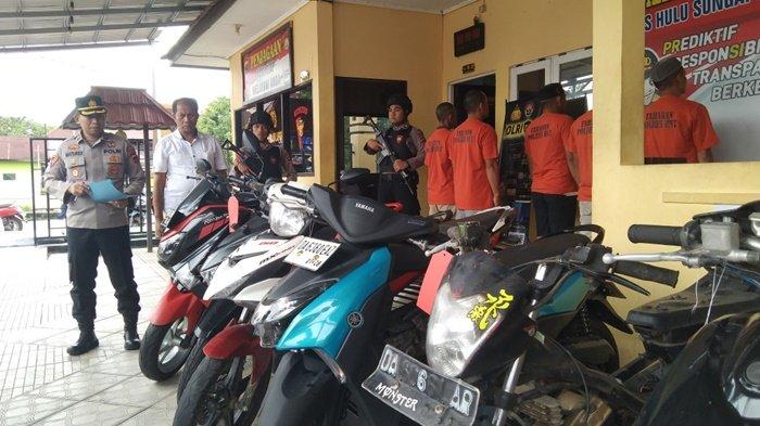 Ungkap Hasil Operasi Jaran Intan 2023, Satreskrim Polres HST Amankan 9 Tersangka